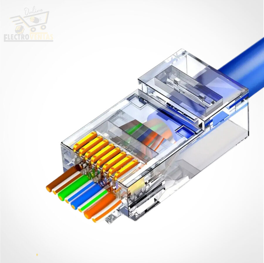 "XK230601" CABEZA DE PLASTICO PARA CABLE DE RED - Imagen 4
