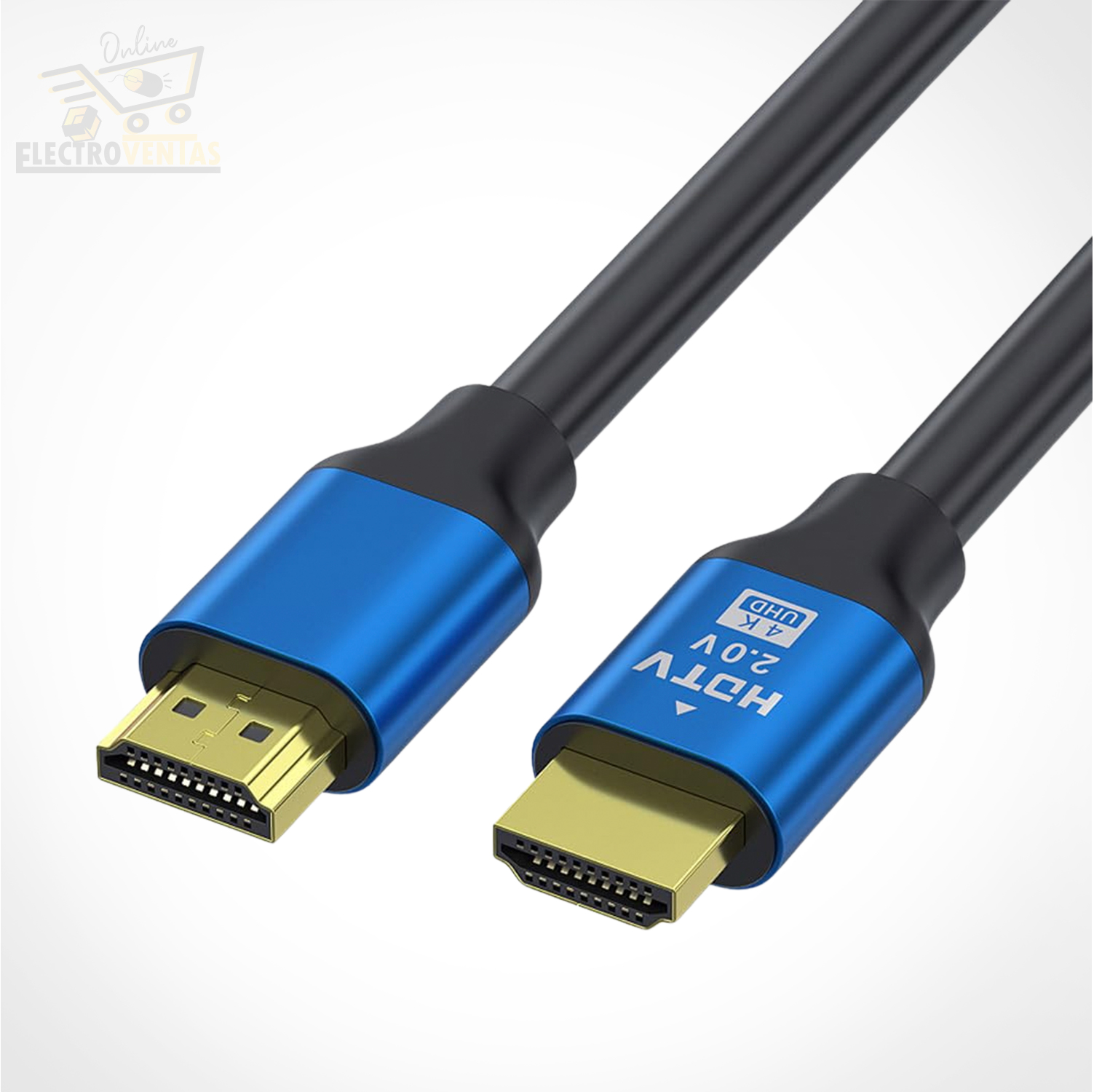 (OFERTA)"JW221105" CABLE HDMI ENGOMADO P/METALICA DE 3M 4K02 EN CAJA - Imagen 3