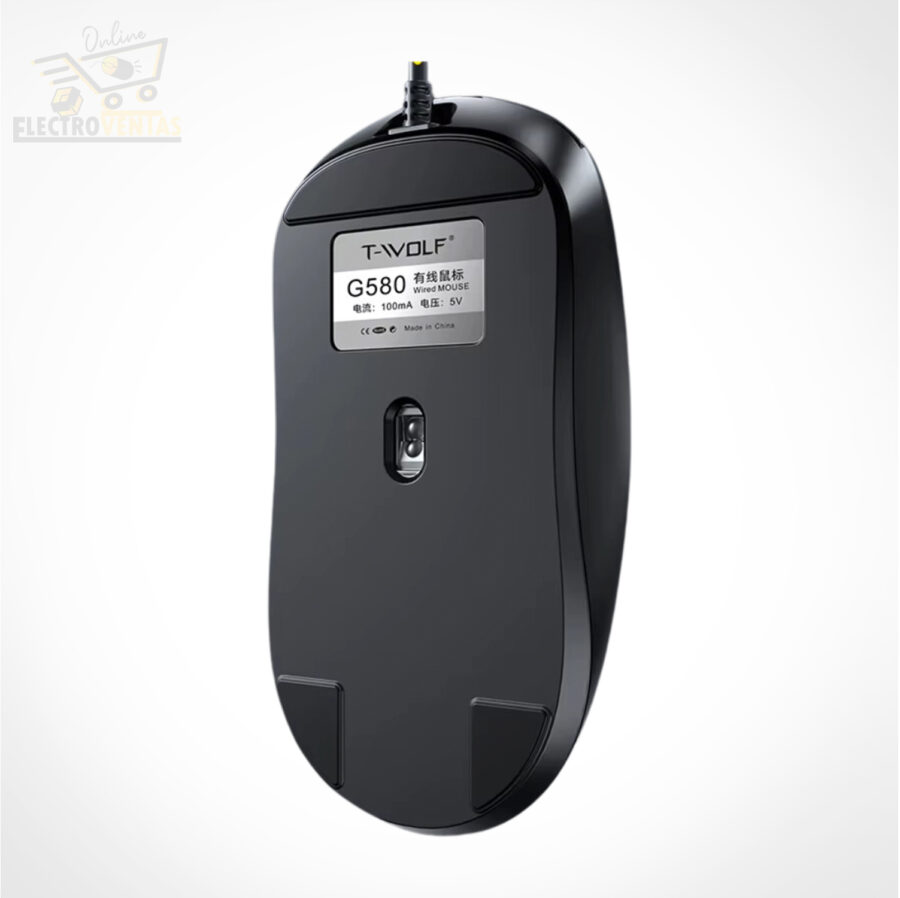 "OU240806" MOUSE C/CABLE T-WOLF G580 - Imagen 7