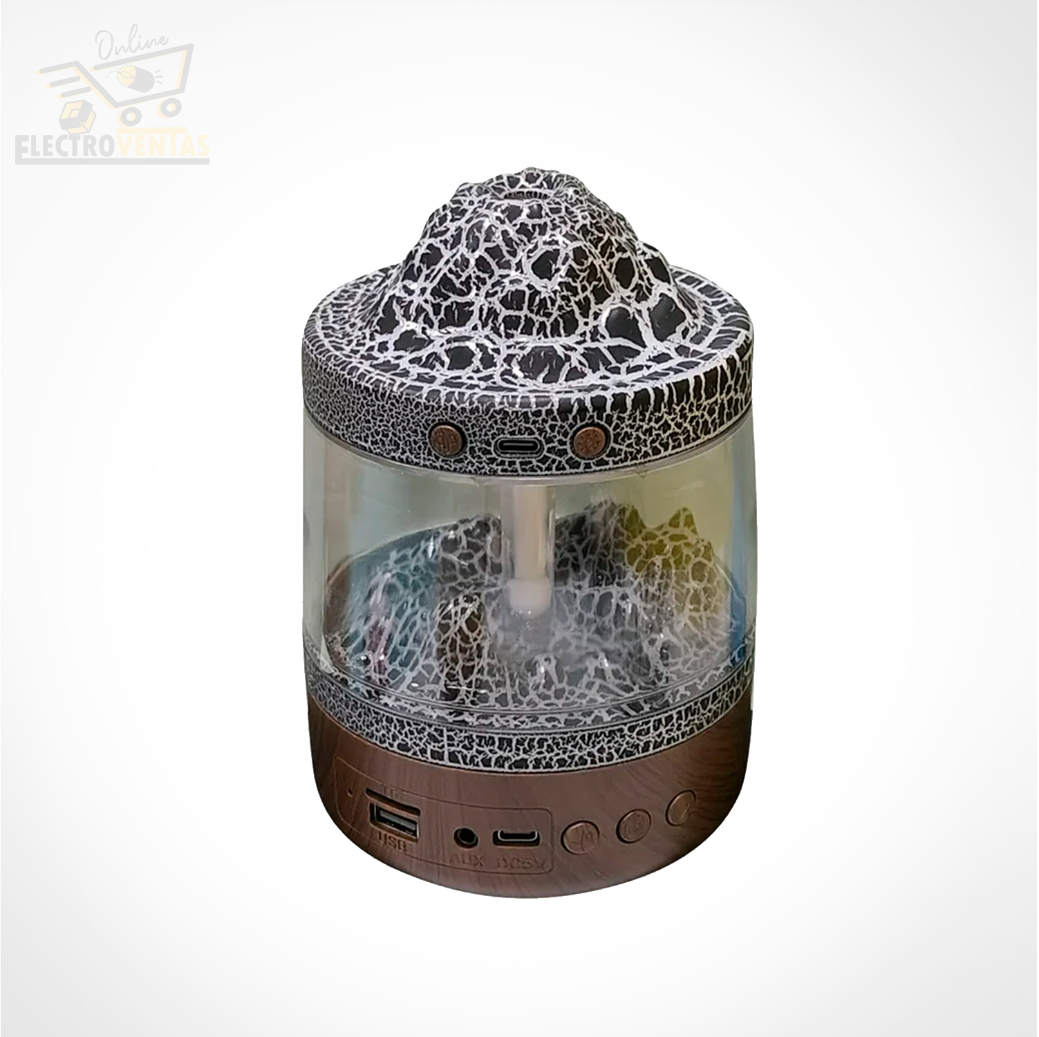 "ZF250602" HUMIDIFICADOR VOLCAN C/ALTAVOZ BLUETOOTH - Imagen 3