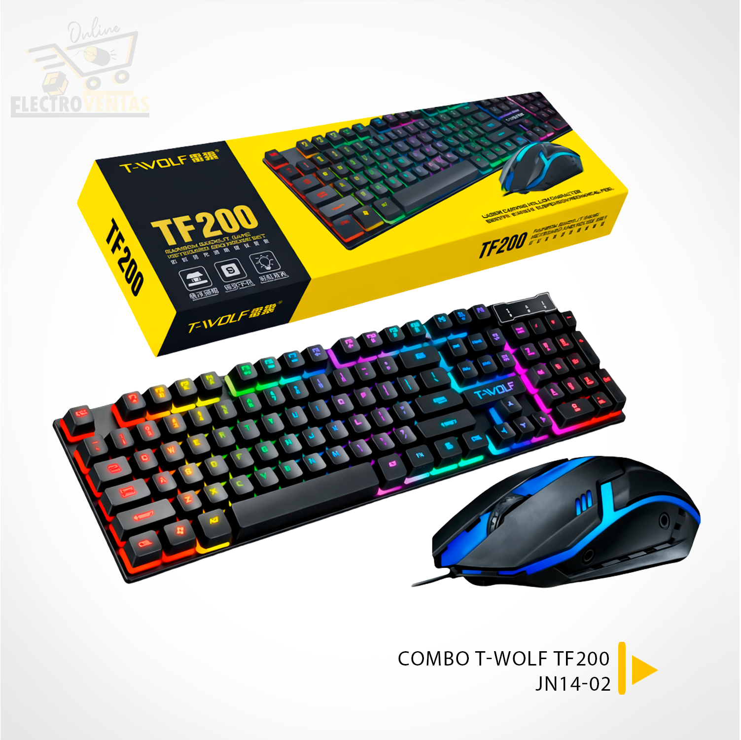 "JN14-02" COMBO T-WOLF TF200 (OFERTA)