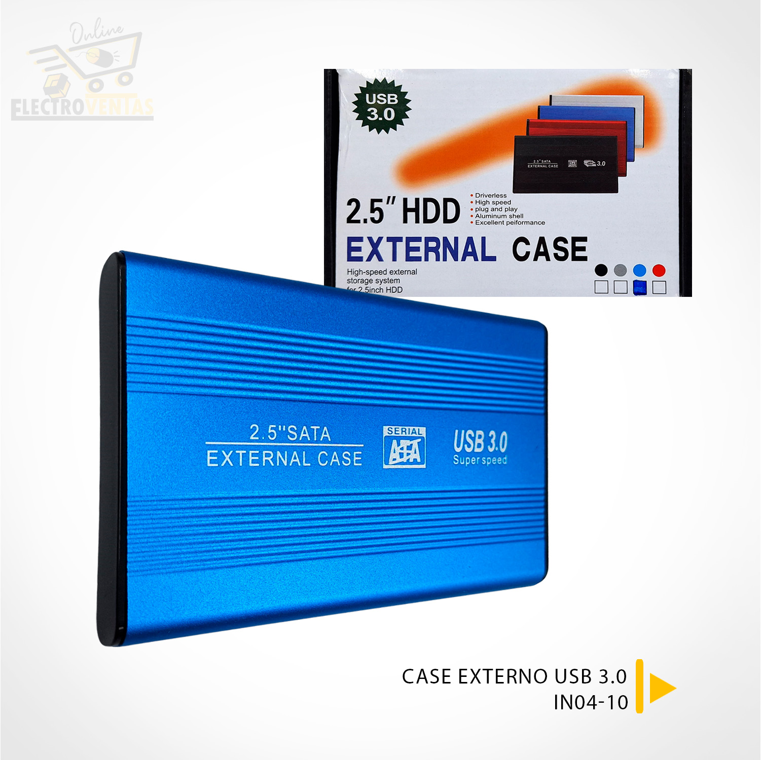 «IN04-10» CASE EXTERNO USB3.0 (OFERTA)